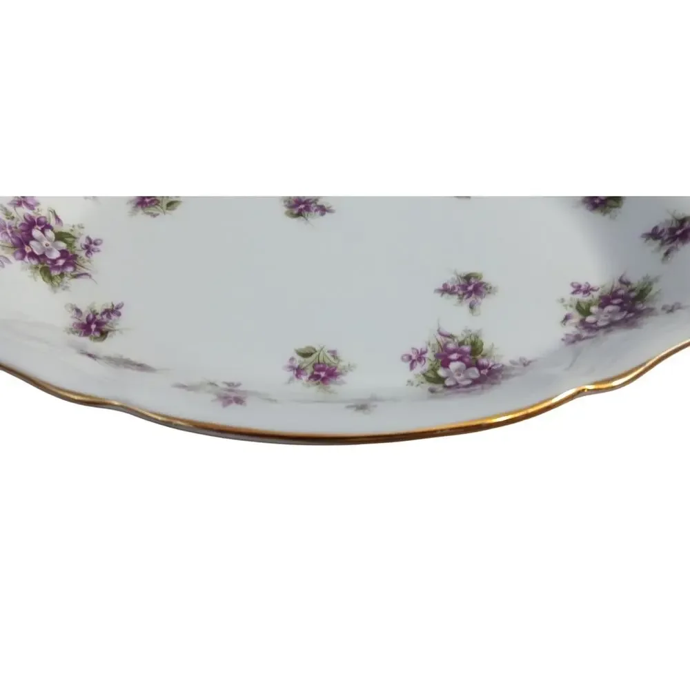 Vintage Royal Albert Sweet Violets Trinket Dish Tray - Picture 3 of 6